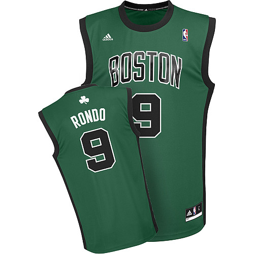  NBA Boston Celtics 9 Rajon Rondo New Revolution 30 Swingman Alternate Green Jersey